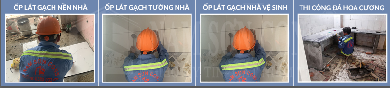 Đơn giá thi công ốp lát gạch men và đá hoa cương