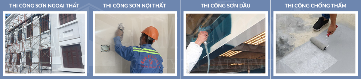 Thi công sơn